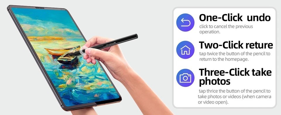 New iPad Pencil for iPad/iPad Air/iPad Mini/iPad Pro | Ergonomic Grip| PSX Pink