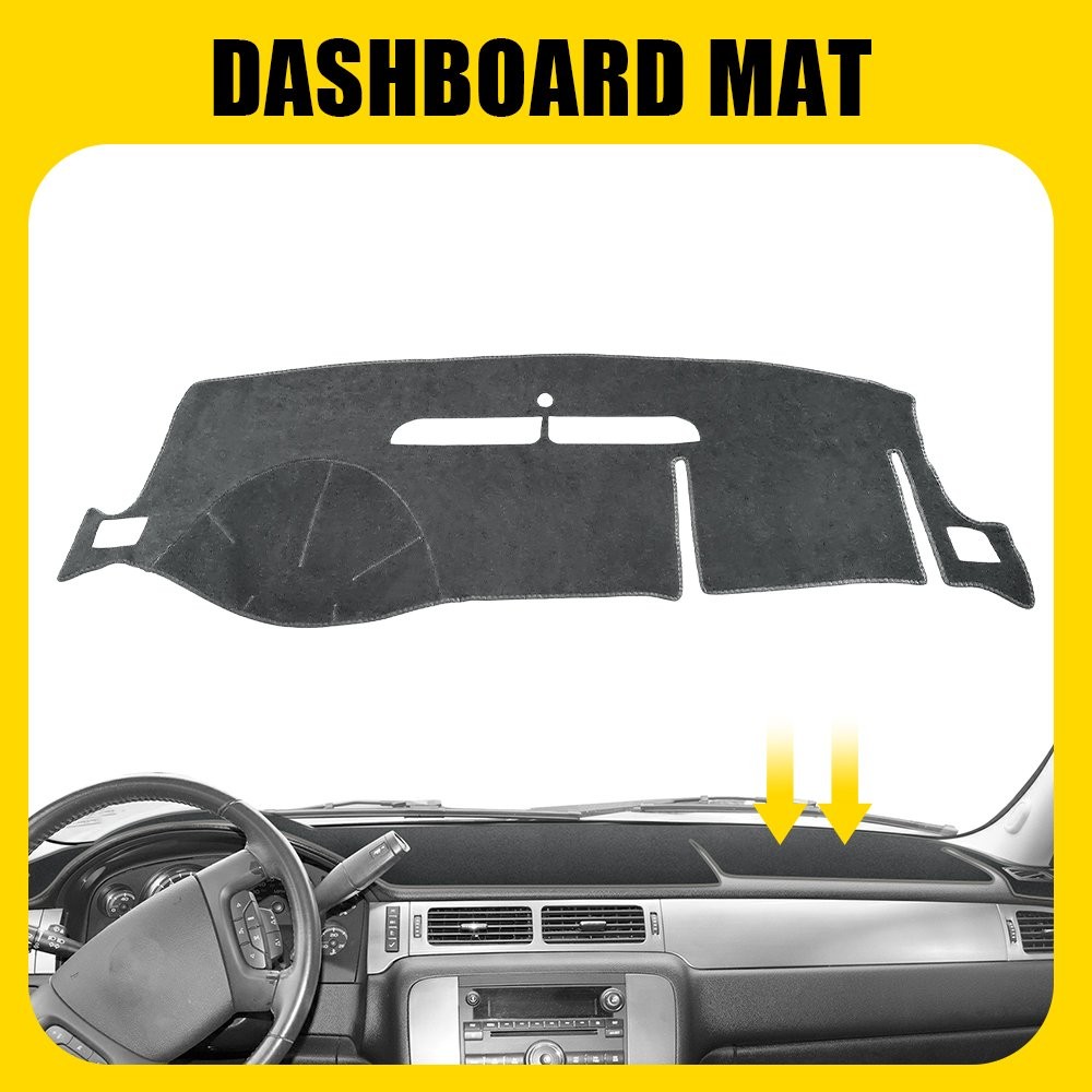 Gray Dash Mat For 2007-14 Chevy Avalanche /GMC Yukon Dashboard Cover Dashmat EOA