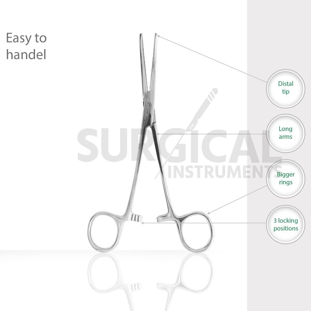 3 Rochester Pean Forceps Surgical Straight 10"