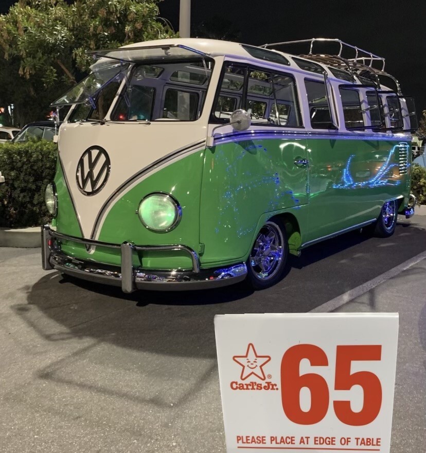 Classic Carls Jr Table Tent Number 50 thru 99