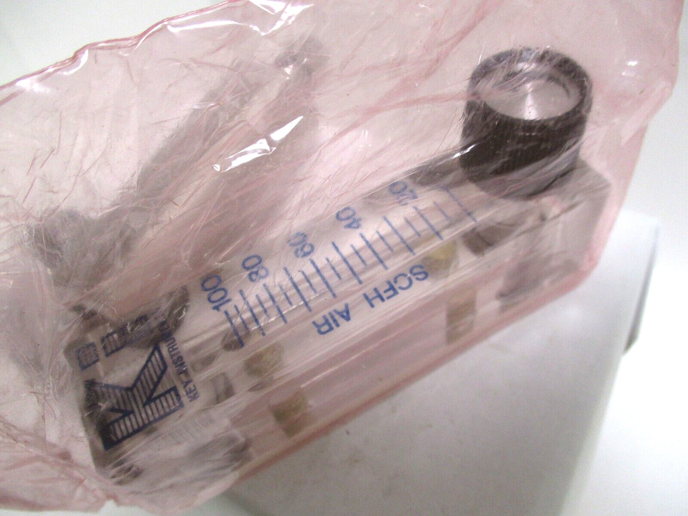 KEY INSTRUMENTS AIR FLOW METER, FR-2A07-SVVT , 10-100 SCFH.