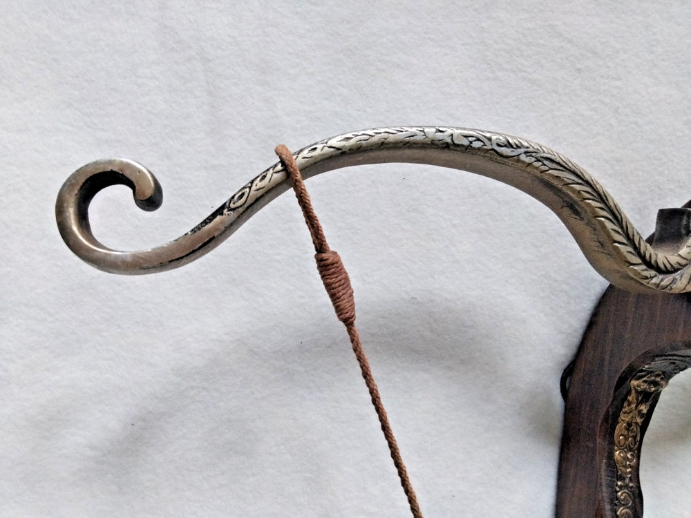 Antique Crossbow Wall Mounted Coat Hook Hanger.