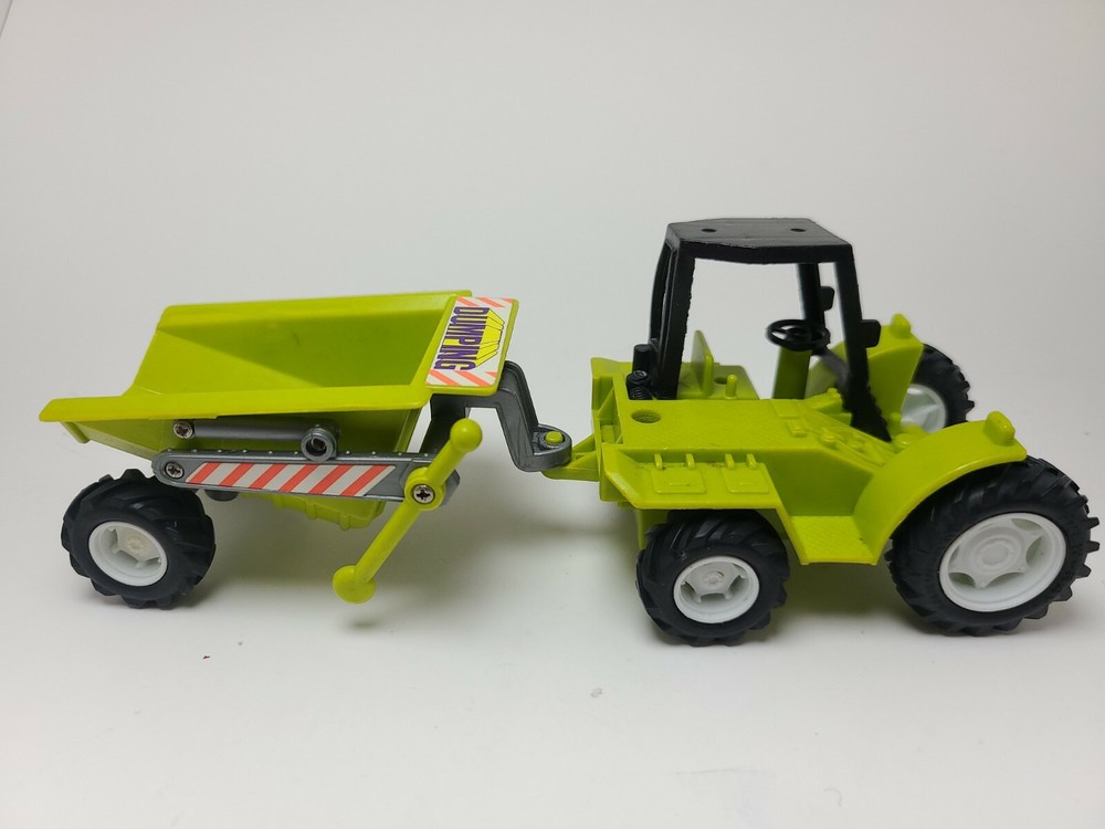 New Ray Green Dumping Tractor