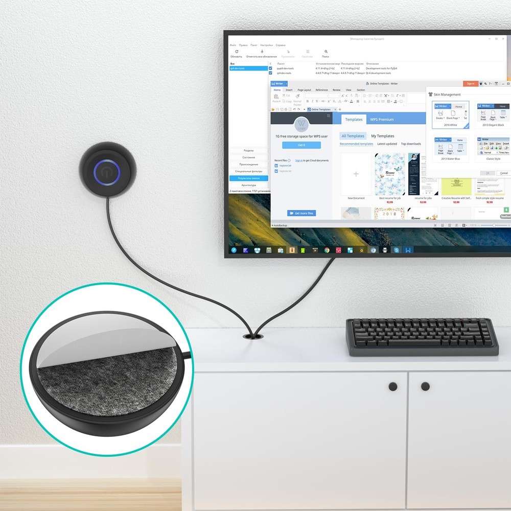 PC Power Button, Desktop Button External Switch ON Off LED PC...