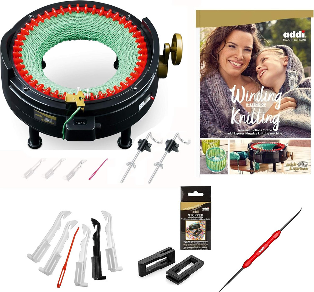 Express King Size Knitting Machine Kit Extended Version with Manual Counter Incl