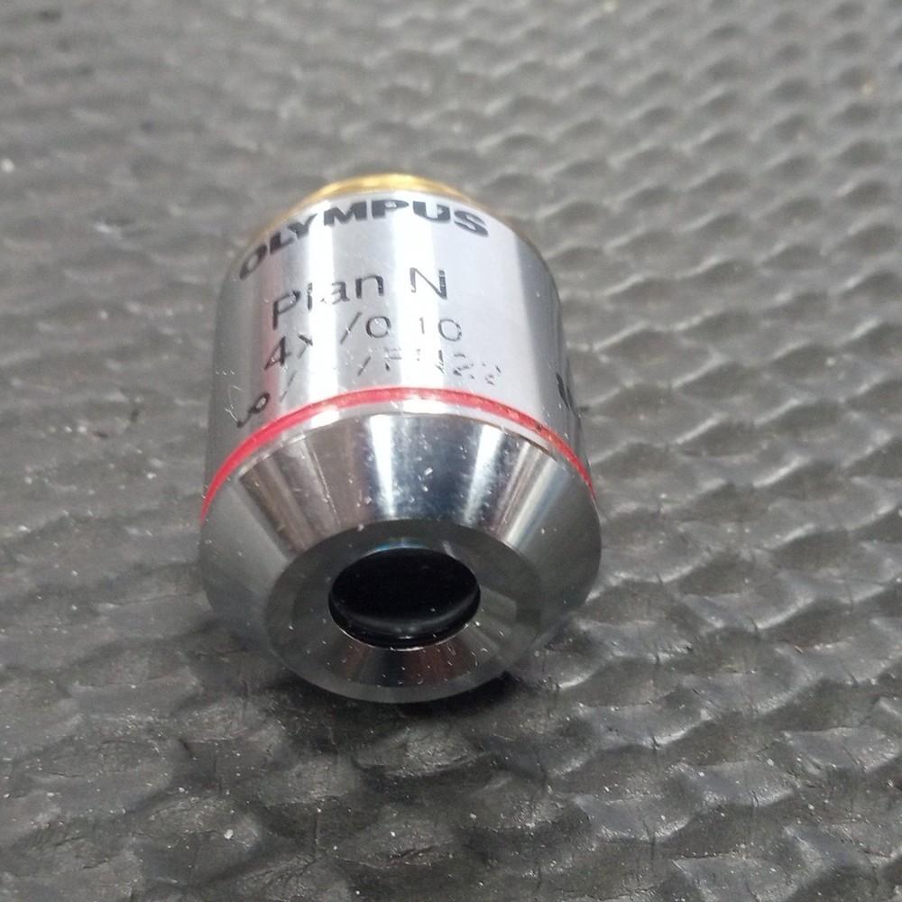 Olympus Plan N 4x / 0.10 FN22 Microscope Objective (J)