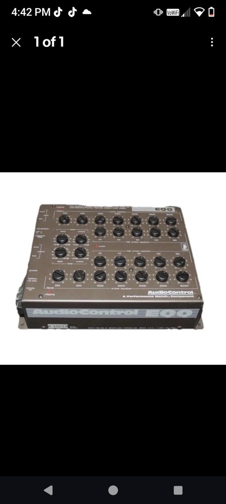 Audio Control EQQ Equalizer