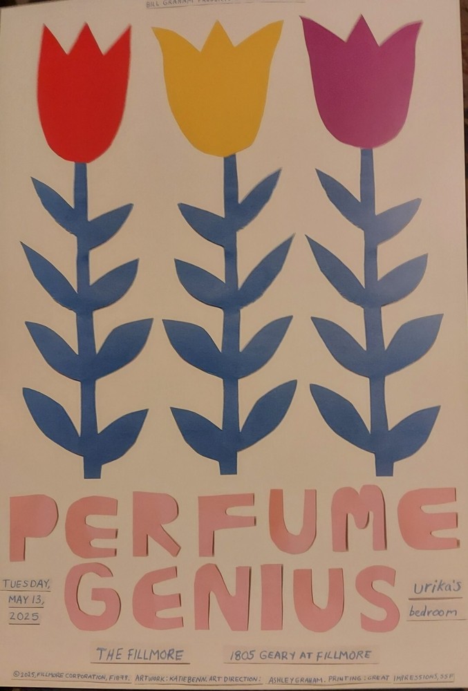 Mint Original PERFUME GENIUS Fillmore Poster 2025