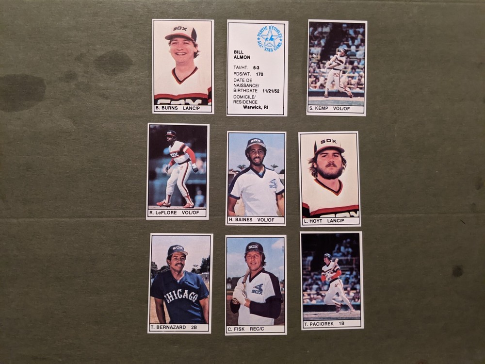 U Pick - 1982 All-Star Game Program Insert "Common Players"