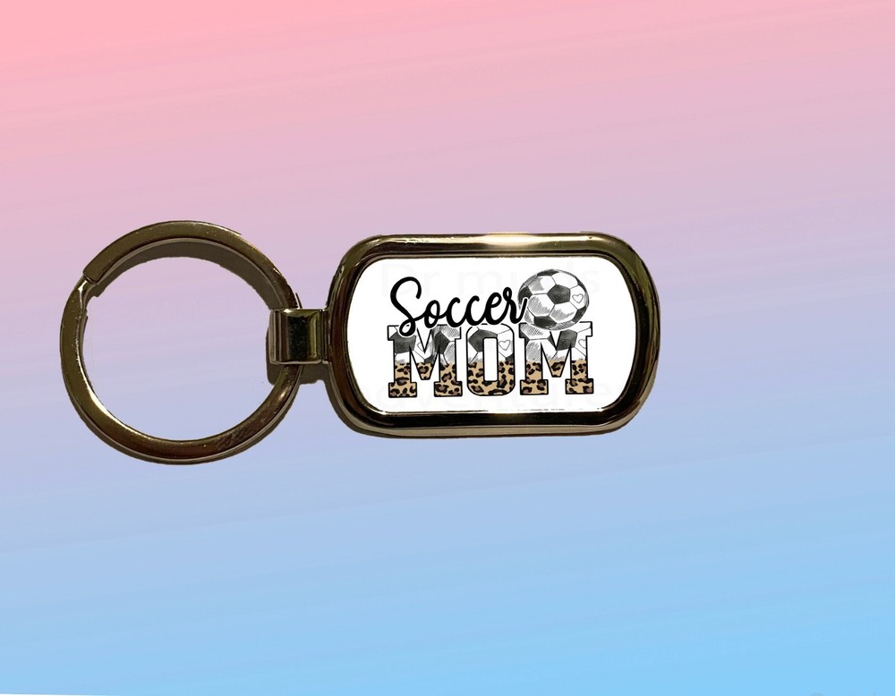 Neat SOCCER  MOM   Key Chain