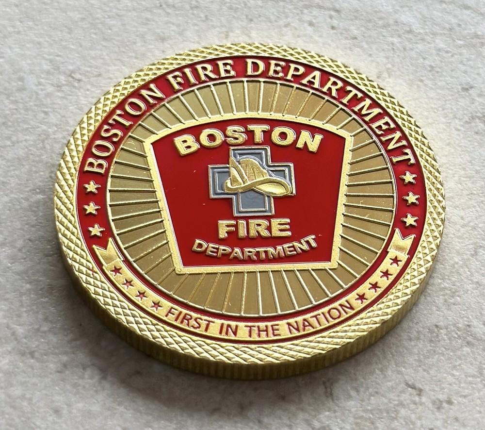 BOSTON Fire Dept. Challenge Coin