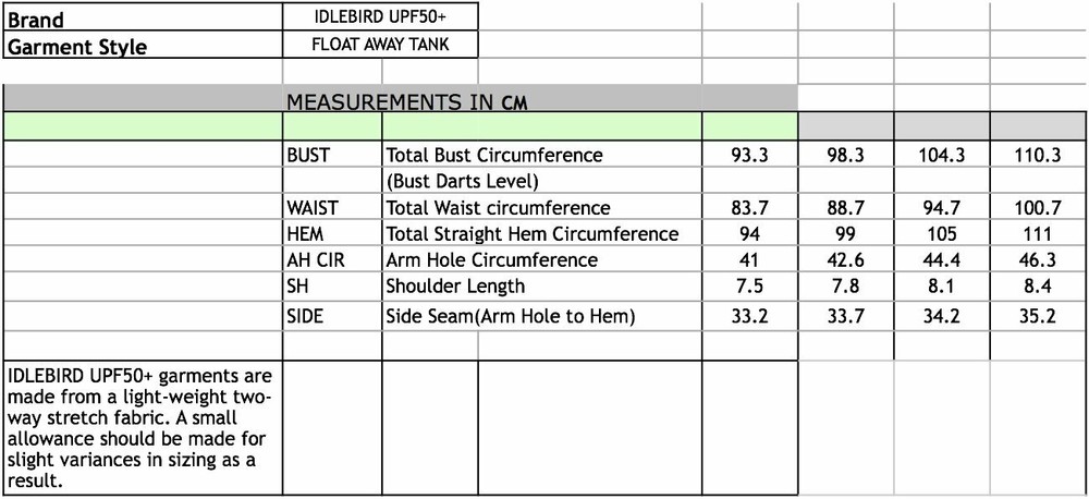 Float Away Tank - Olive w/ Rose cuff - UPF50+