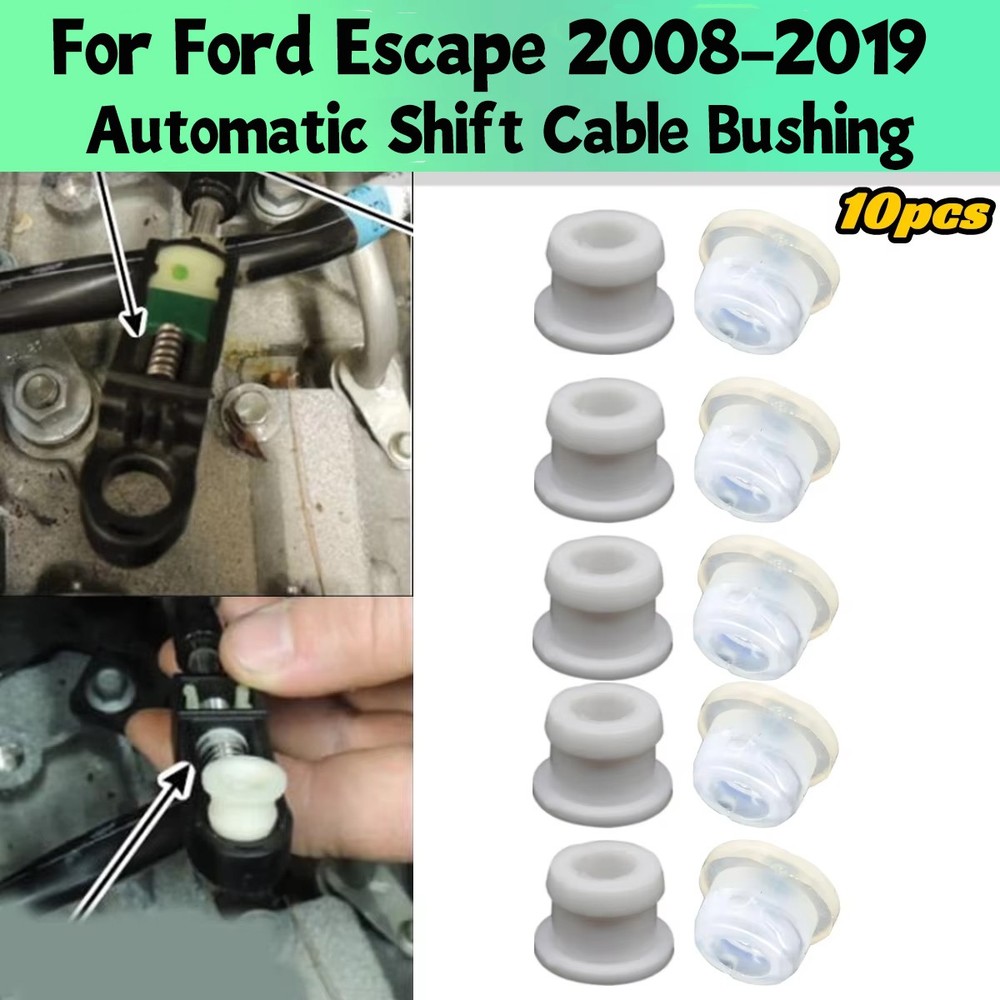 10x Automatic Shift Cable Bushing For Ford Escape 2008-2019 End Connector Sleeve