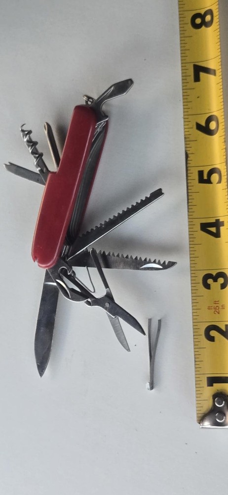 Unbranded Stainless Steel 10 Function Multi Camping Tool Vintage