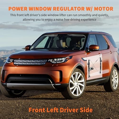 Front Driver Side Power Window Regulator w/Motor Compatible with Discovery Left