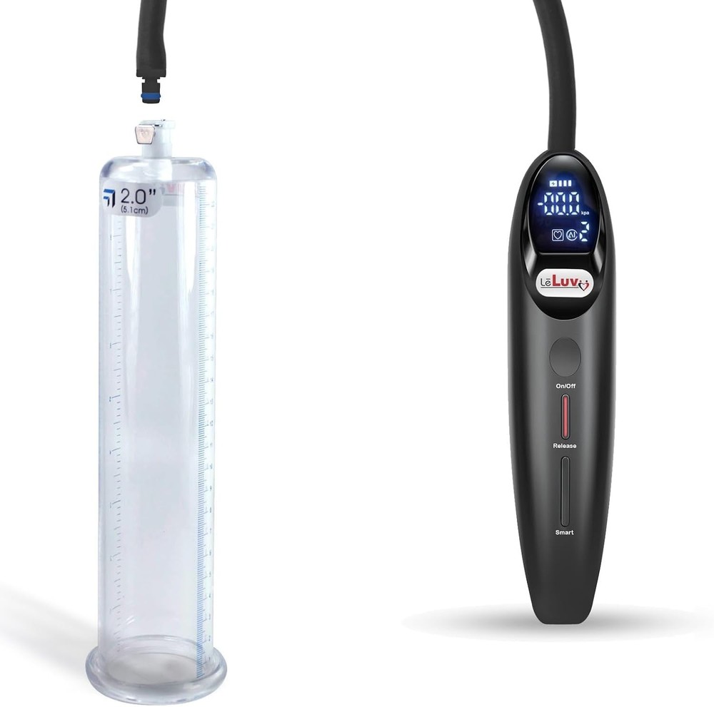 Rechargeable Electric Penis Pump with LCD Display and Swift Disconnect Function