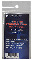 Graded Coin Slab Protector Bag - Resealable