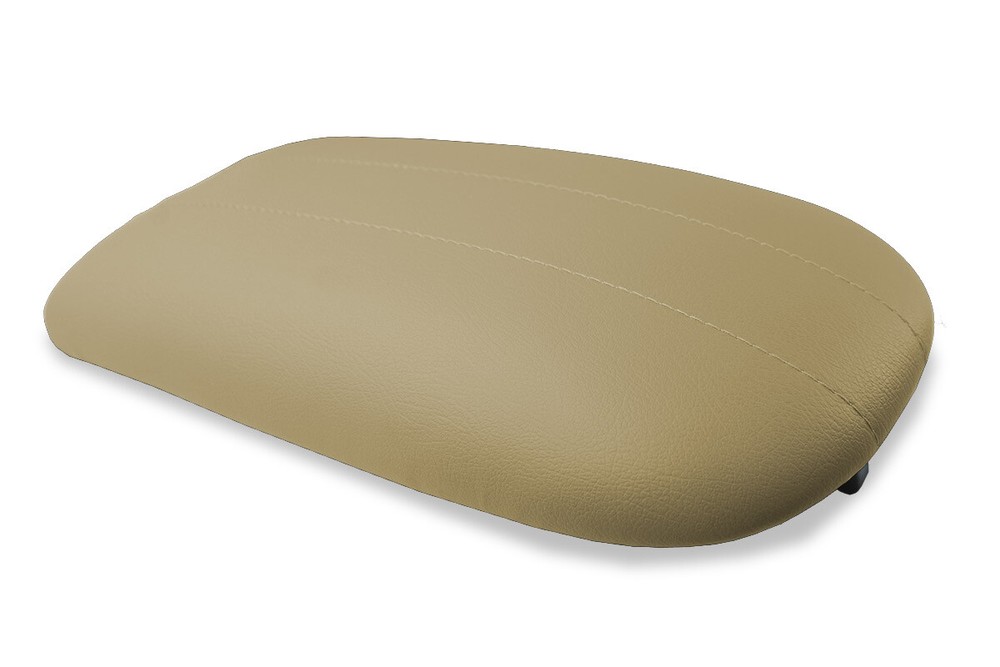 Console Lid Pull Over Cover Leather for Ford Expedition 1997-2002 Beige