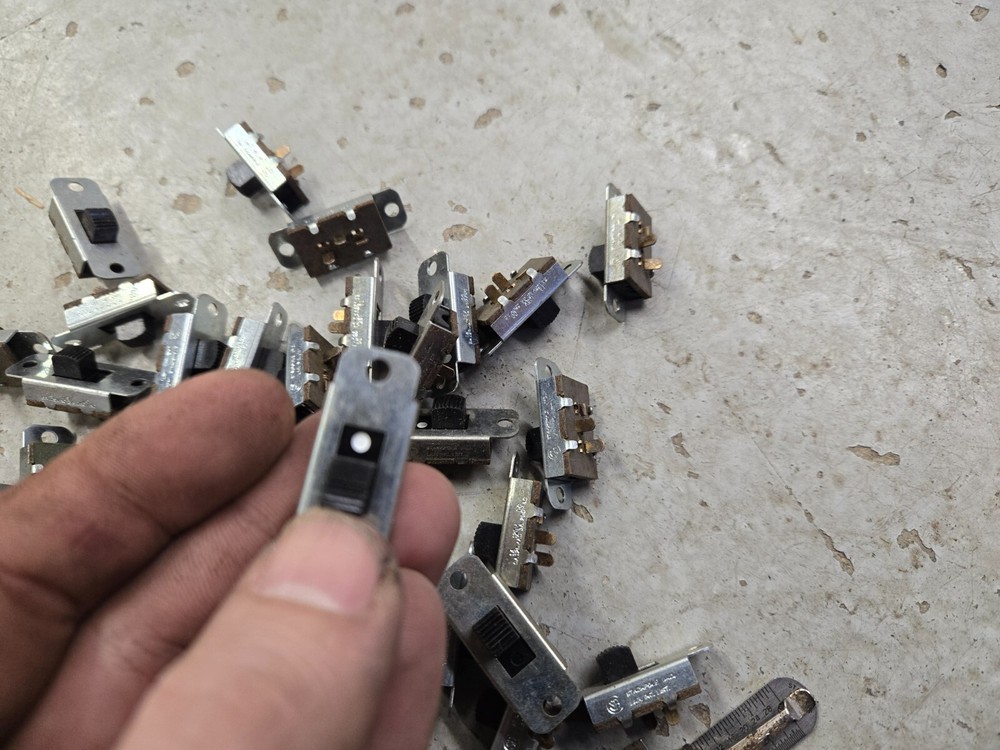 Lot of Stackpole Slide Switch 6A/125VAC Mount, NOS