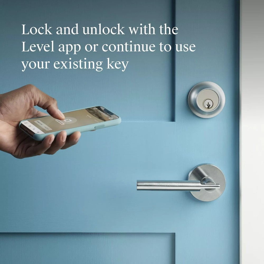 Level Bolt Smart Lock Bluetooth Deadbolt Keyless Entry Works with Ring & HomeKit