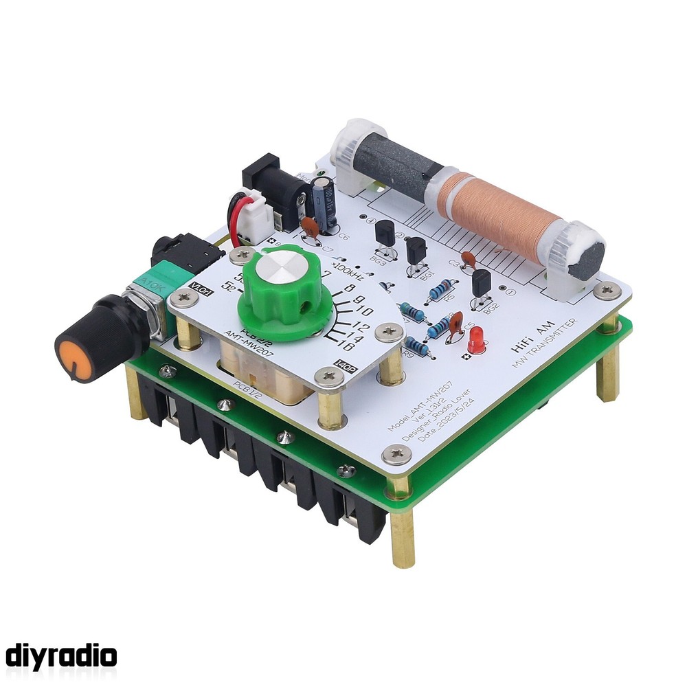 AMT-MW207 Medium Wave Radio Transmitter AM Radio Transmitter 525-1605kHz 6V #USA