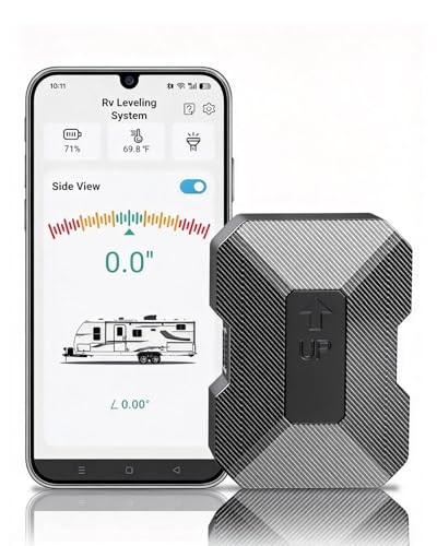 Wireless RV Leveling System - User-Friendly Phone App With Real-Time 3.7