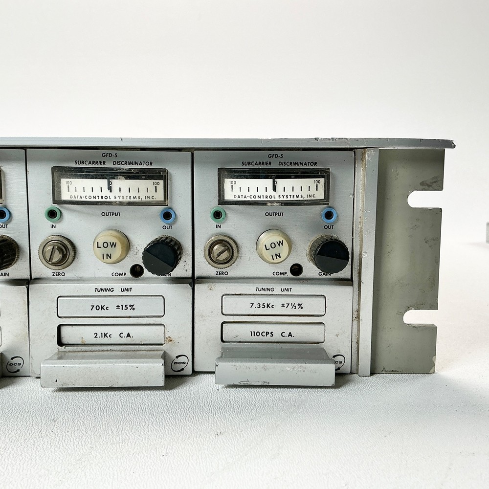 Data Control Systems DCS GMA-3 Telemetry Discriminator Chassis w/ 7 Modules GFD5