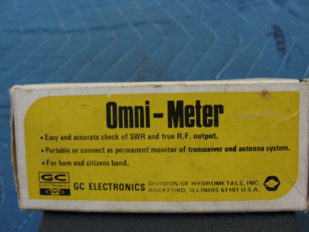 Vintage GC Electronics CB Omni-Meter SWR Model 18-157 New Original Box.