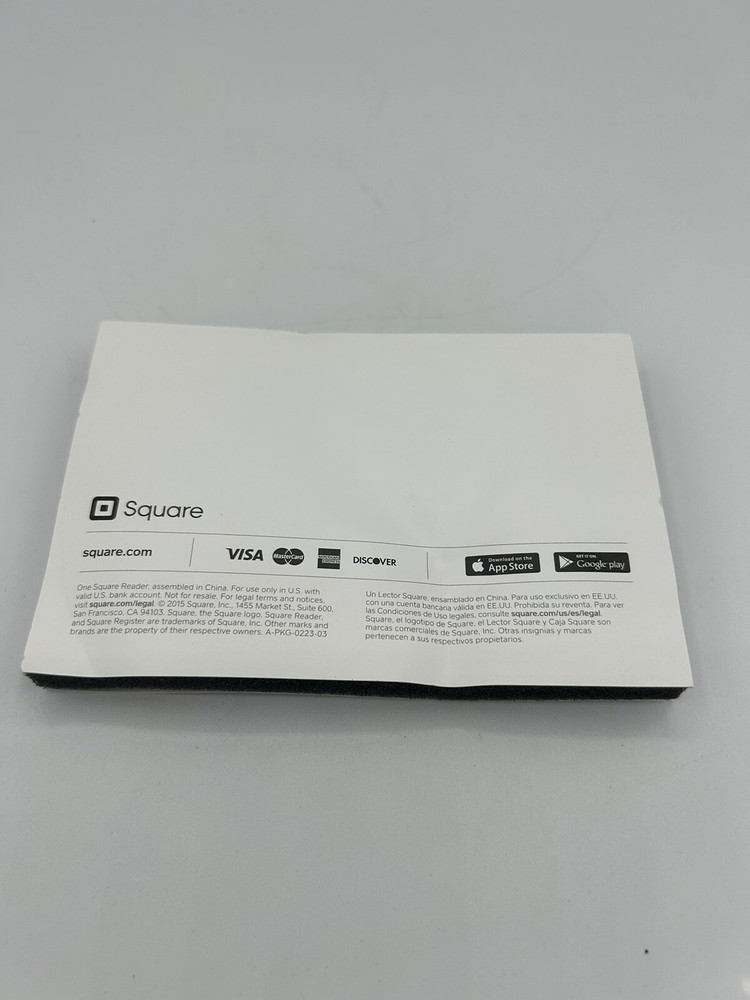 Square Credit Card Reader Only NO Dock Good Used Condition