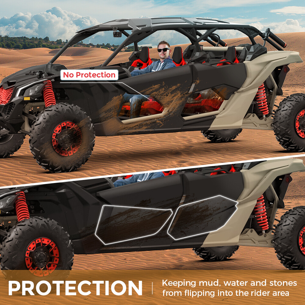 KEMIMOTO Lower Door Panels For Can Am Maverick X3 Max RS DS 2017-2024 715003751