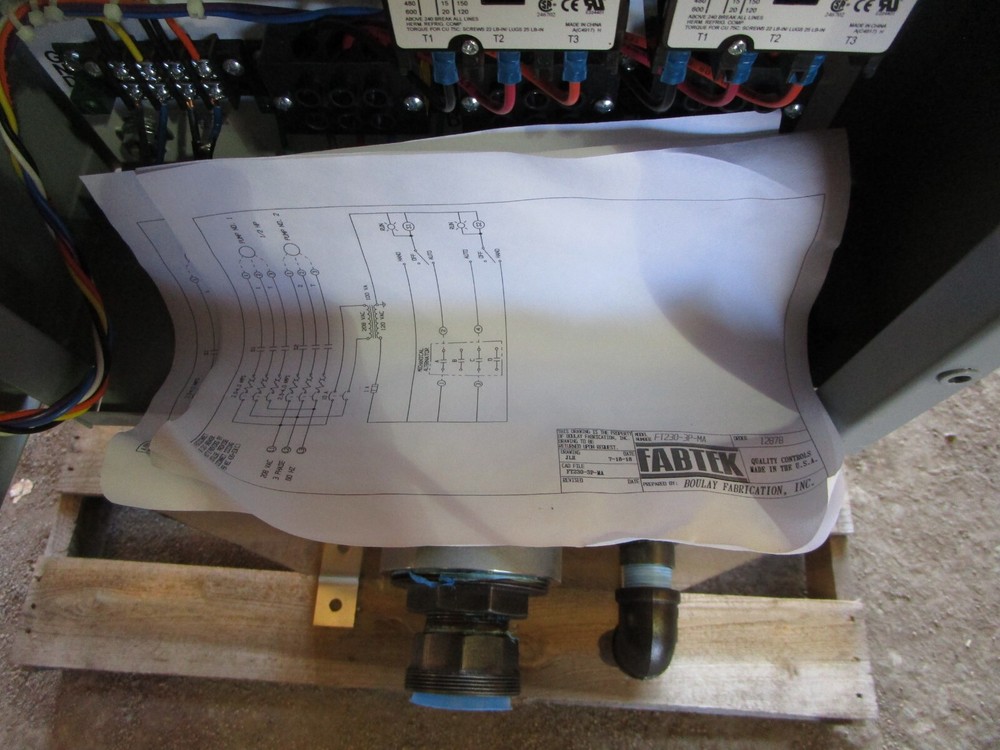 FABTEK Washdown Condensate Unit 25200505C4AB3D w/Boulay Duplex Control Panel 3ph