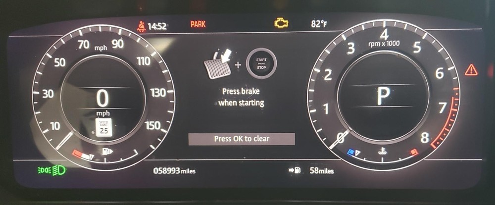 18 19 20 21 VELAR Display Screen center dash mounted