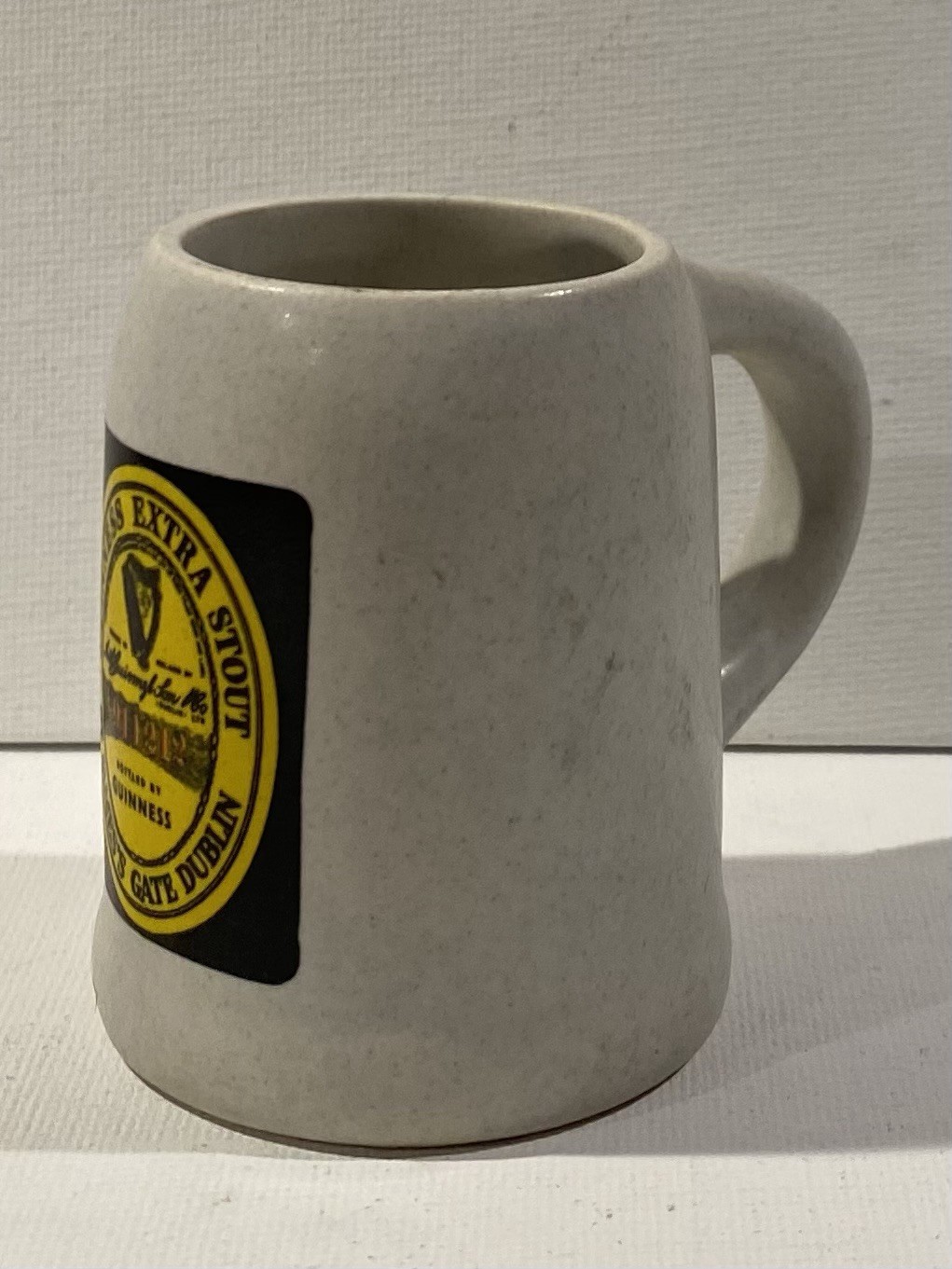 Guinness Vintage MINI Stout Mug CERAMIC Rare
