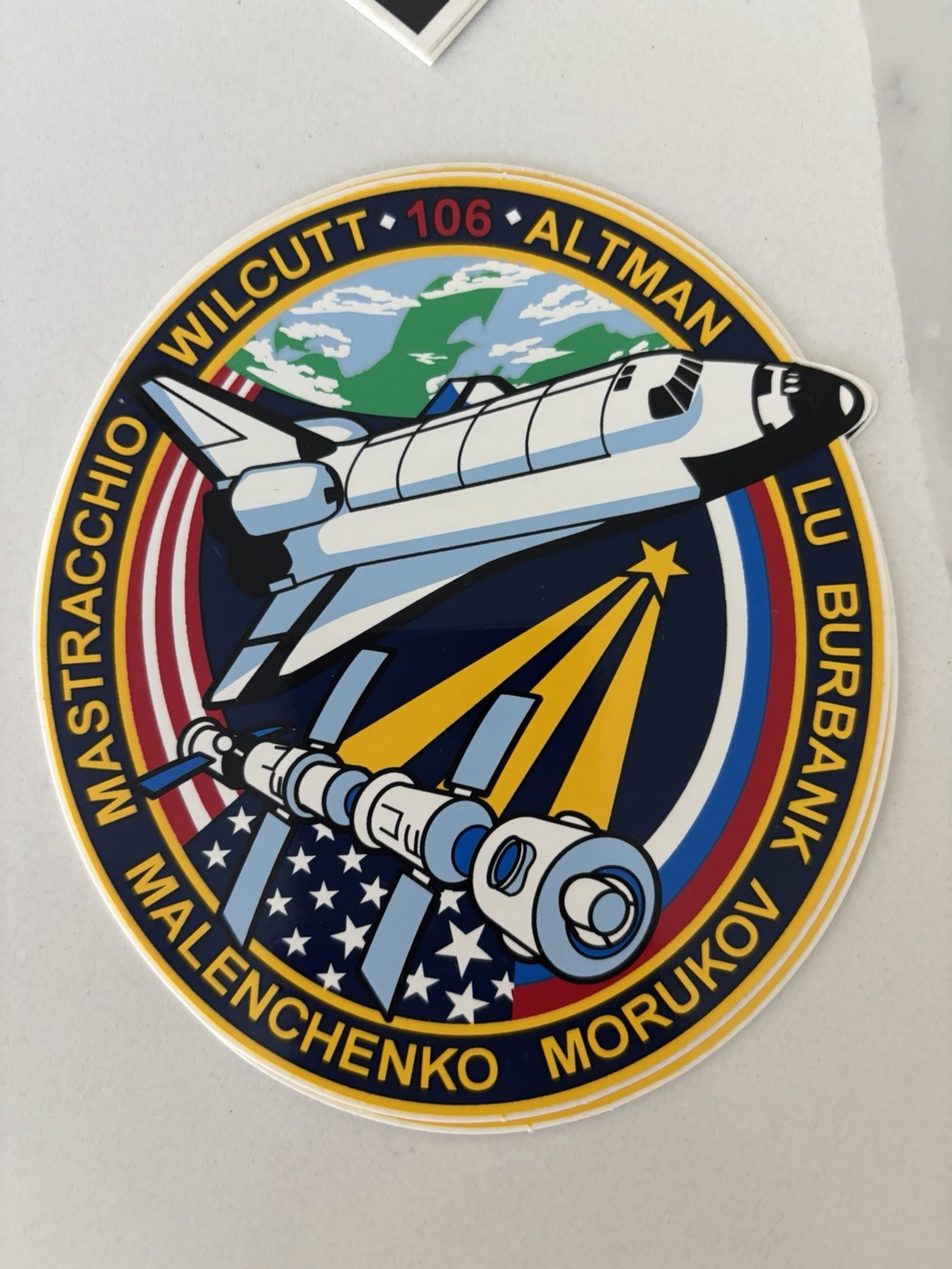 NASA And Other Space Shuttle Mission Patch Stickers