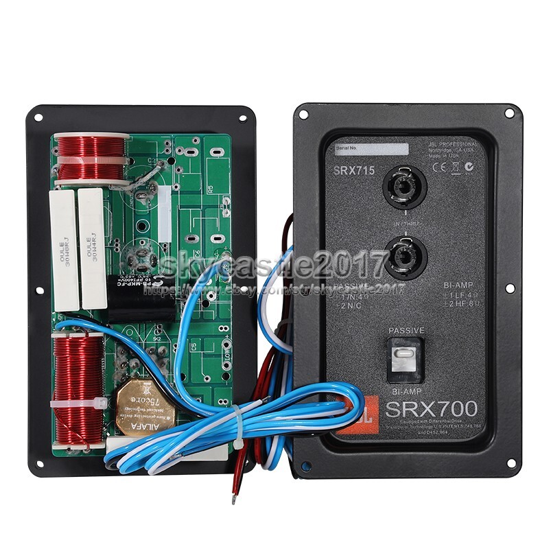 1pcs 800W High-Low 2 Way Speaker Frequency Divider Crossover Filter Junction Box