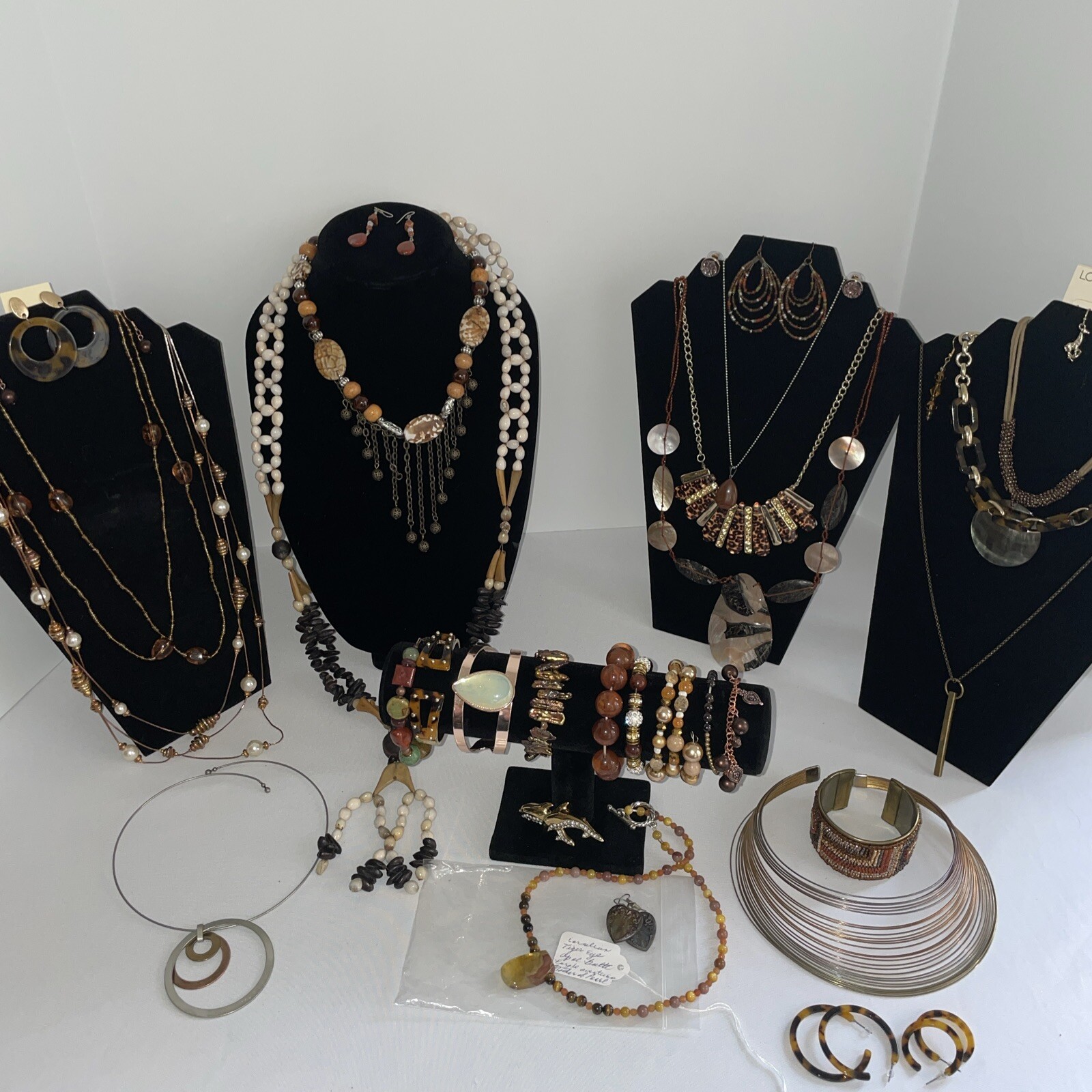 Mystery Vintage- Now 1/2 Pound All Wearable Jewelry Lot Some Signed, A Few 925