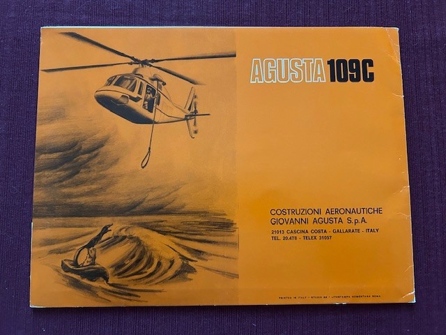 Agusta 109C 1975 Brochure