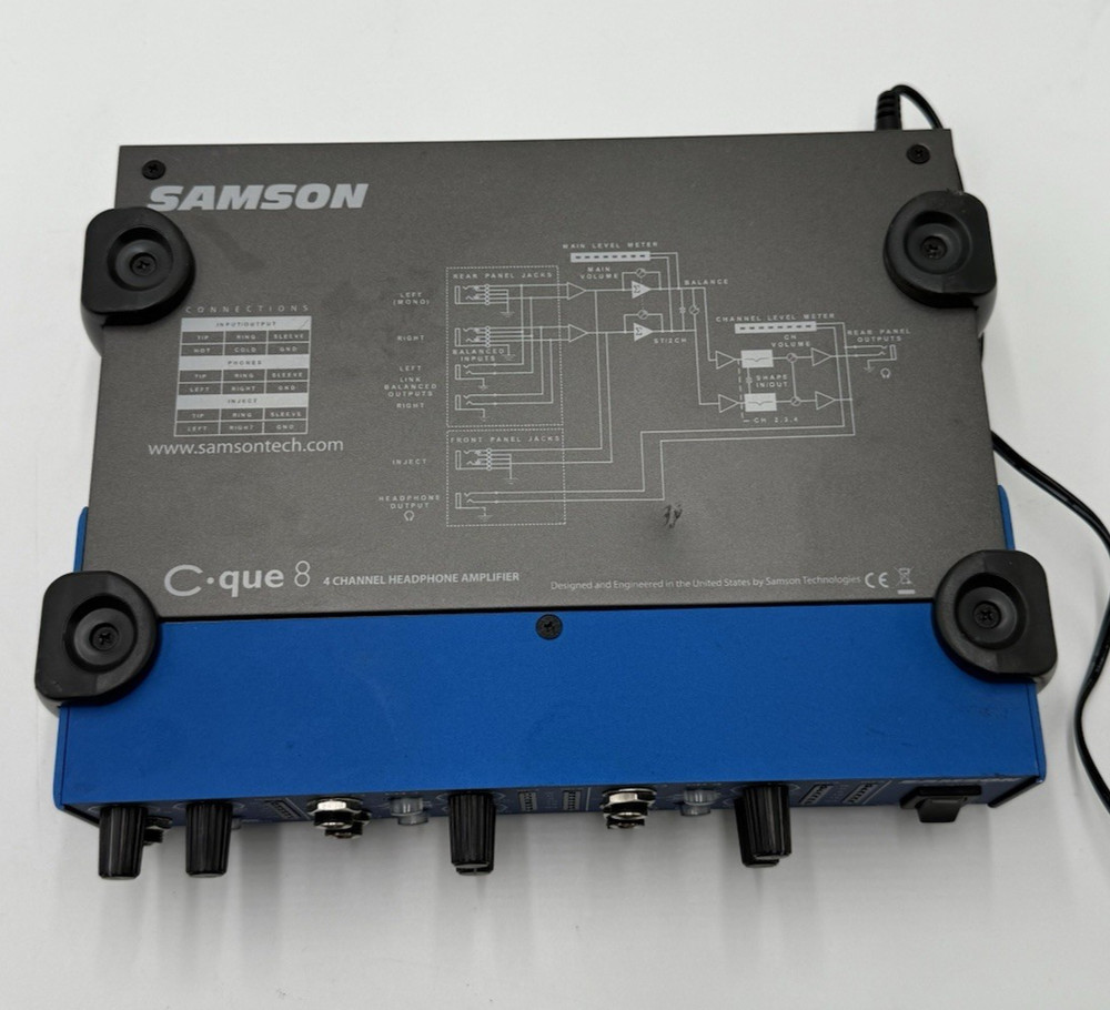 SAMSON C-que8 4-Channel Headphone Amplifier