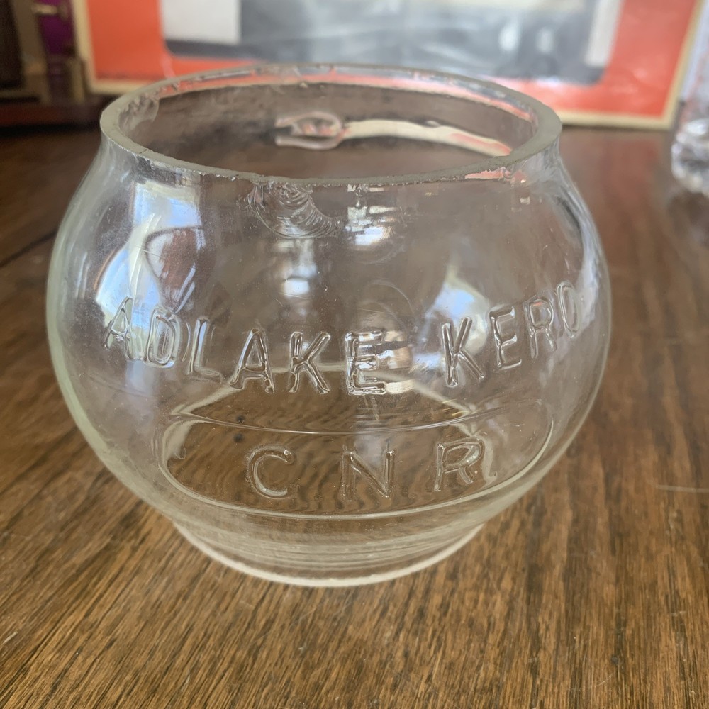 CNR Cast Railroad Lantern Globe