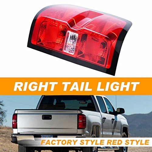 Tail Light Assembly Compatible with 2016-2019 Chevy 16-19 Right Passenger Side