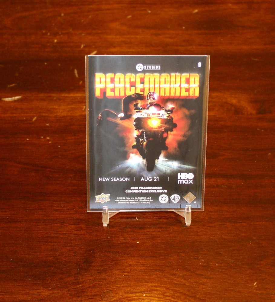 SDCC 2025 DC PEACEMAKER RICK FLAG SR RAINBOW HOLO