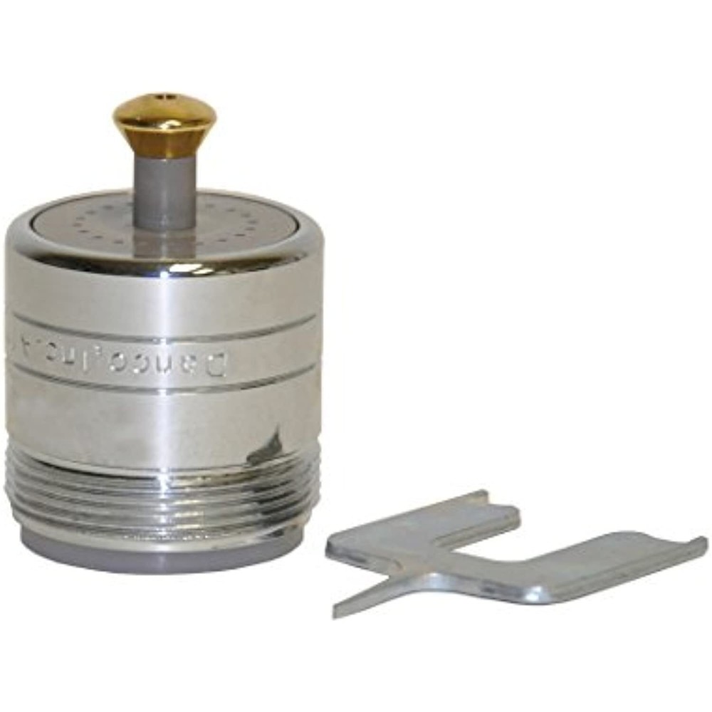 Danco 10490 Push N Flow Water-Saving Aerator, Chrome