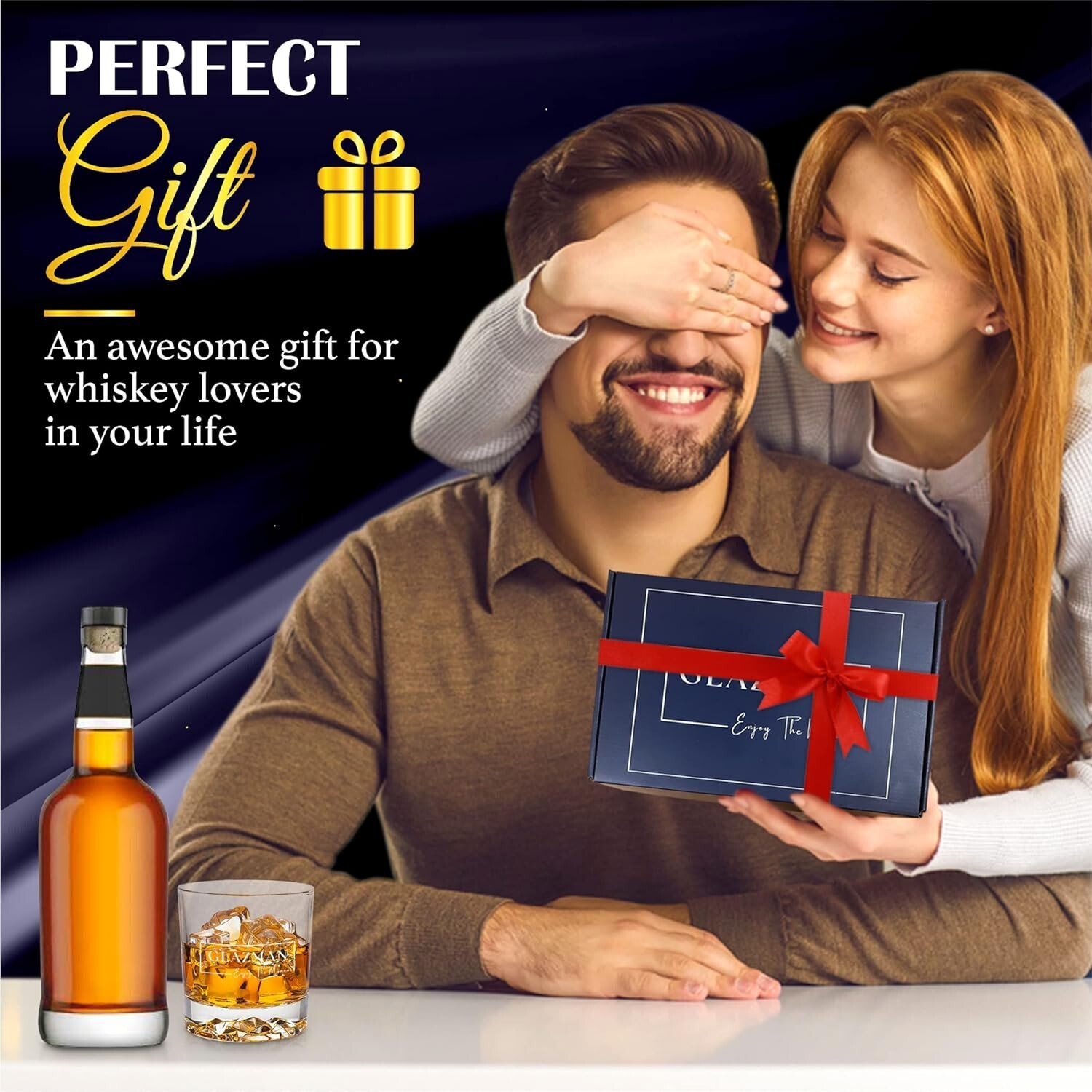 Cocktail Smoker Kit with Torch and 4 Flavors of Wood Chips- Luxury Whiskey Gifts