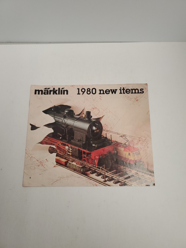 MARKLIN NEW ITEMS 1980 E CATALOG