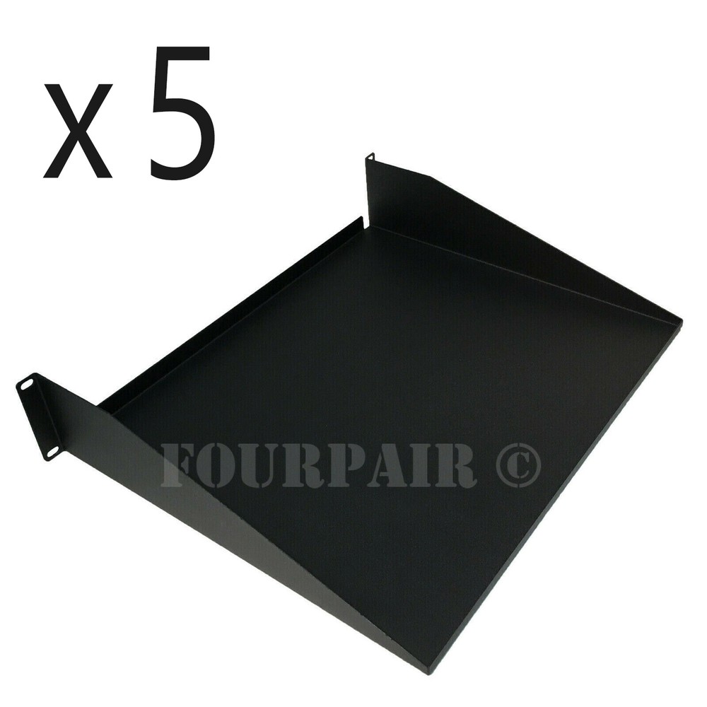 5 Pack Cantilever Data Server Keyboard Network 19" Rack Mount Shelf 2U 15" Deep