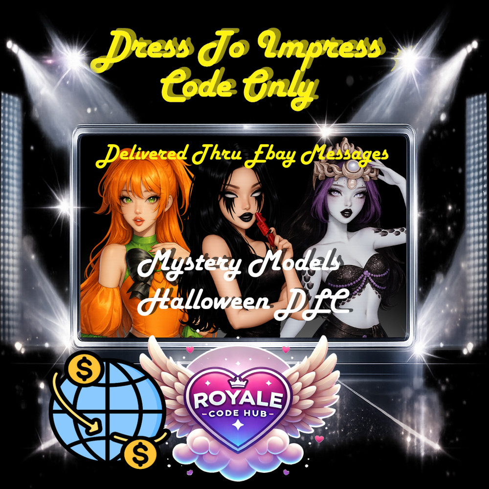 (GLOBAL) Roblox Dress to Impress - Halloween DLC CODE Sent Thru eBay Message