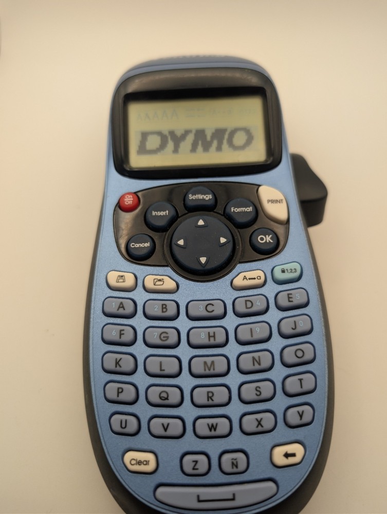 Dymo LetraTag LT Handheld Label Maker - Blue Works