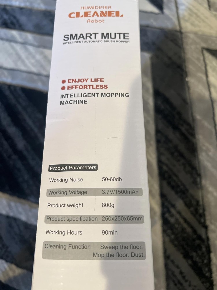 CLEANEL K-555 Smart Mute Intelligent Automatic Brush Mopper