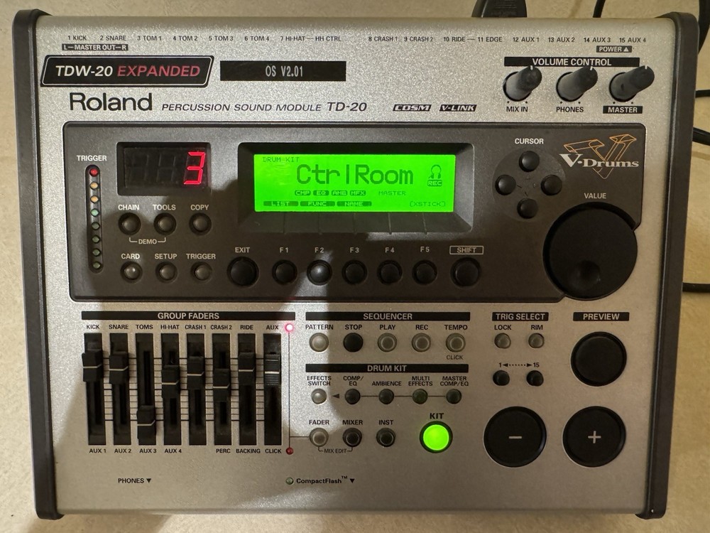 Roland V-Drums TD-20 Expanded Drum Kit