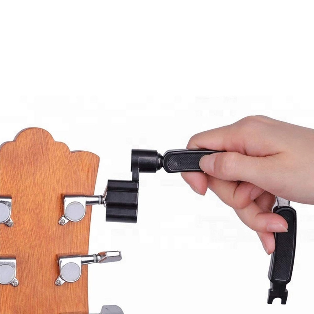 Black Nylon Classical Guitar Strings - 2 Sets and 3 in 1 Restringing Tool wit...